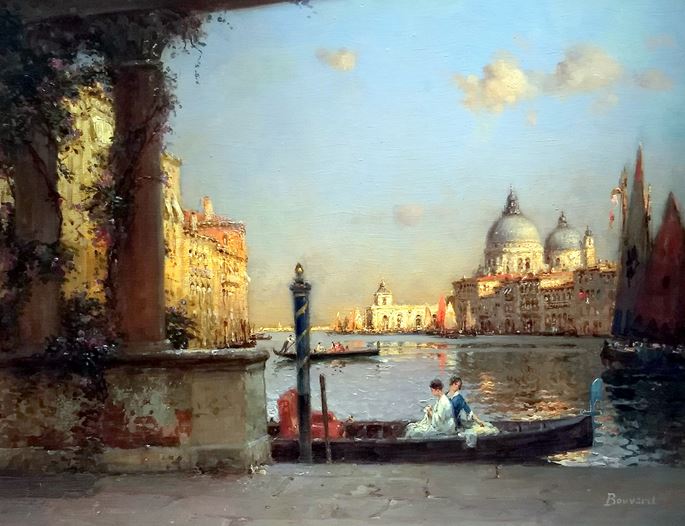 Antoine Bouvard Sr - On the Grand Canal, Venice | MasterArt